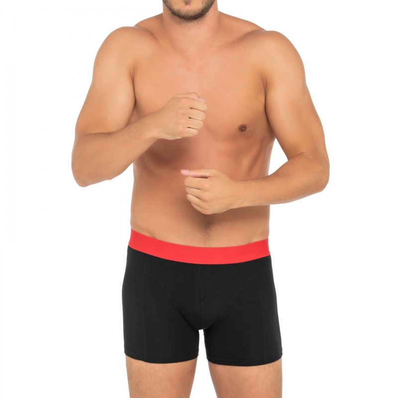 Boxerman_Herrenunterwäsche_Boxershorts_Jack & Jones_3-er Set_Trunks_Schwarz