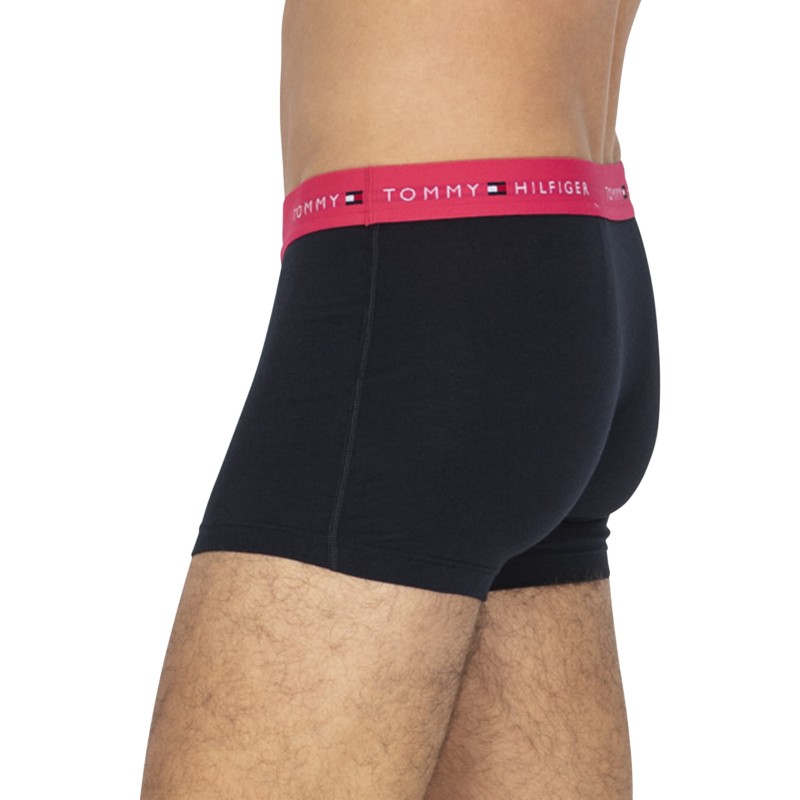 TommyHilfiger_3-erSet_Trunks_Blau_mitverschiedenfarbigemWebbund