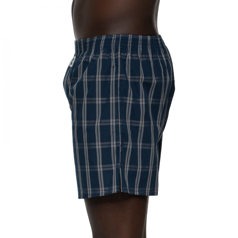 Boxerman_Herrenunterwäsche_D.E.A.L International_Boxershorts_Dunkelblau kariert
