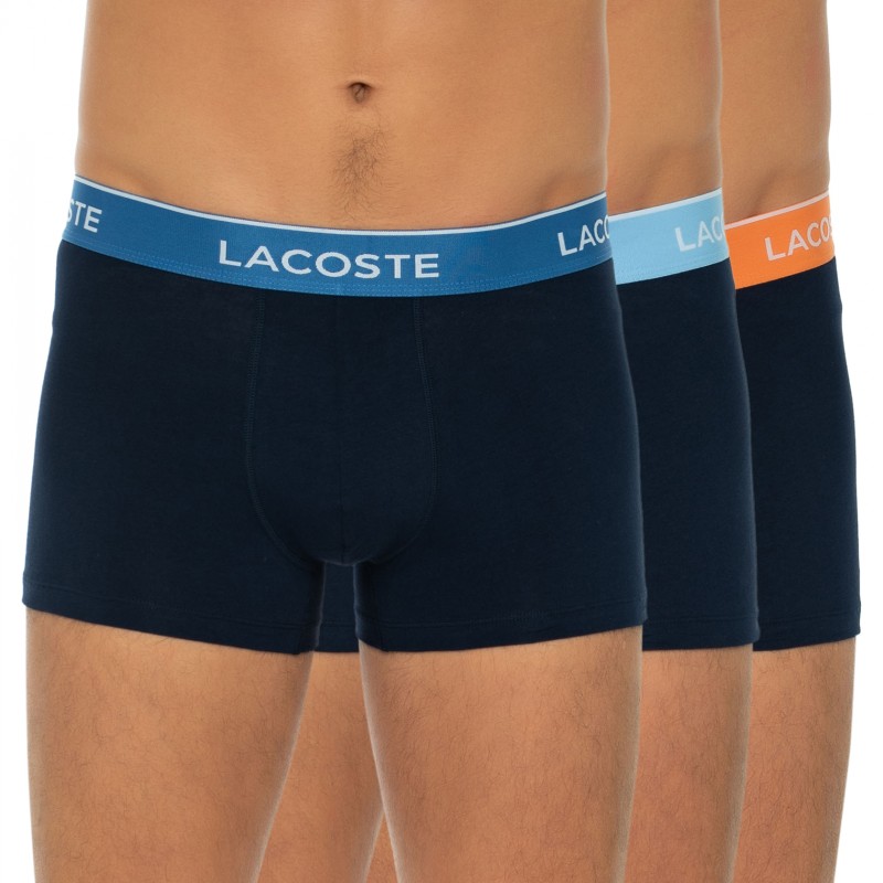 Boxerman_Herrenunterwäsche_Boxershorts_Lacoste_3-er Set_Trunks_Schwarz
