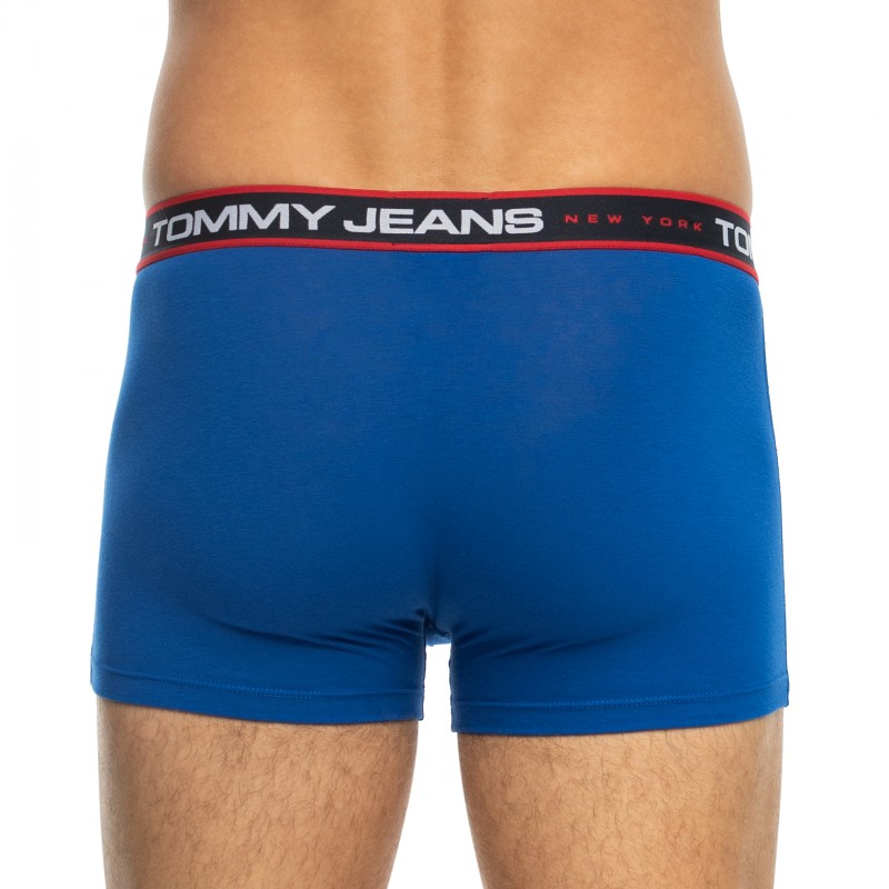 TommyHilfiger_3-erSet_Trunks_Blau&Pink_mitverschiedenfarbigemWebbund