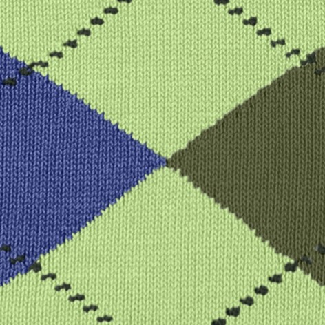Burlington_Socken_Hellgrün_mitArgyle-Muster