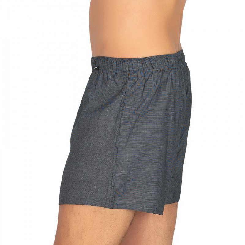 Schiesser_2-erSet_Boxershorts_Grau&Grau_kariert
