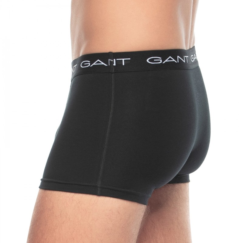 GANT_3-erSet_Trunks_Schwarz,Grau&Hellblau