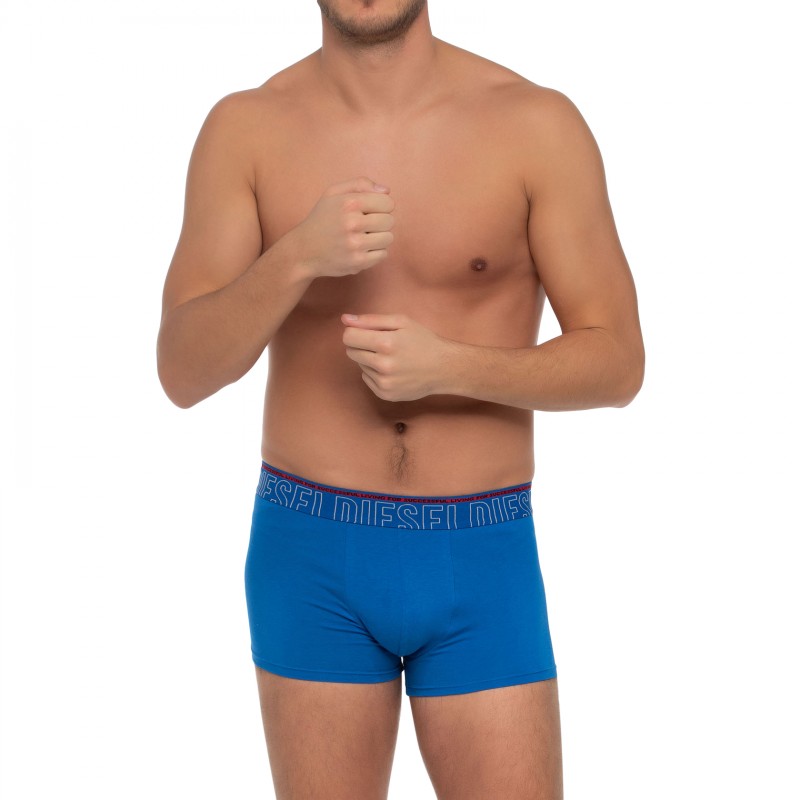 Boxerman_Herrenunterwäsche_Boxershorts_Diesel_3-er Set_Trunks_Schwarz Blau & Rot