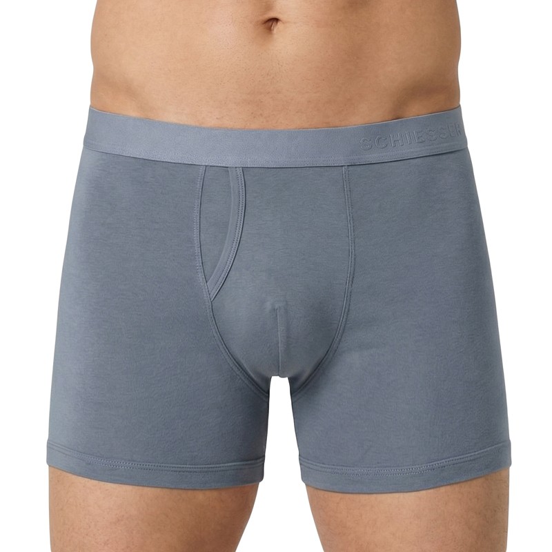 Schiesser_2-er Set_Trunks_Grau