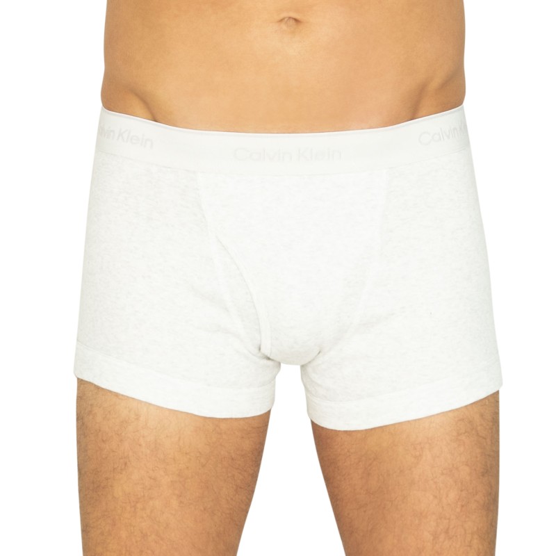 Calvin Klein 3-er Set Trunks Blau, Grün & Grau