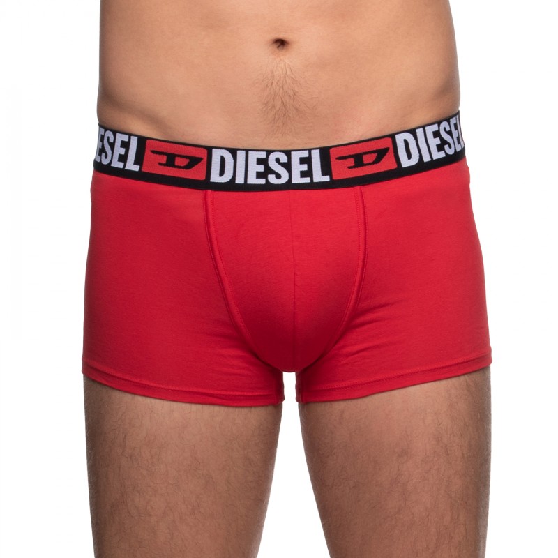 Boxerman_Herrenunterwäsche_Boxershorts_Diesel_3-er Set_Trunks_Schwarz Grau & Rot