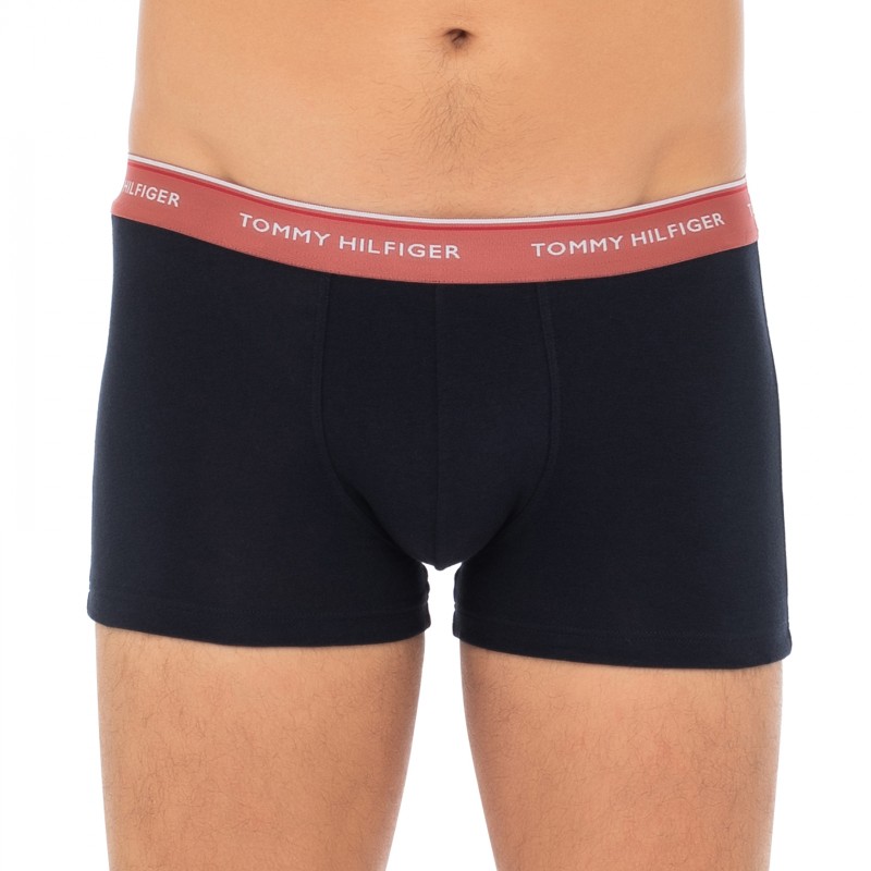 TommyHilfiger_3-erSet_Trunks_Dunkelblau_mitverschiedenfarbigemWebbund