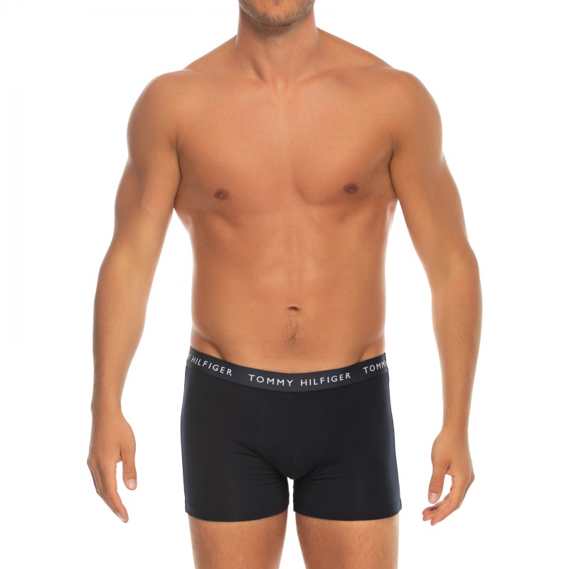 Tommy Hilfiger 5-er Set Trunks Blau mit verschiedenfarbigen Webbund