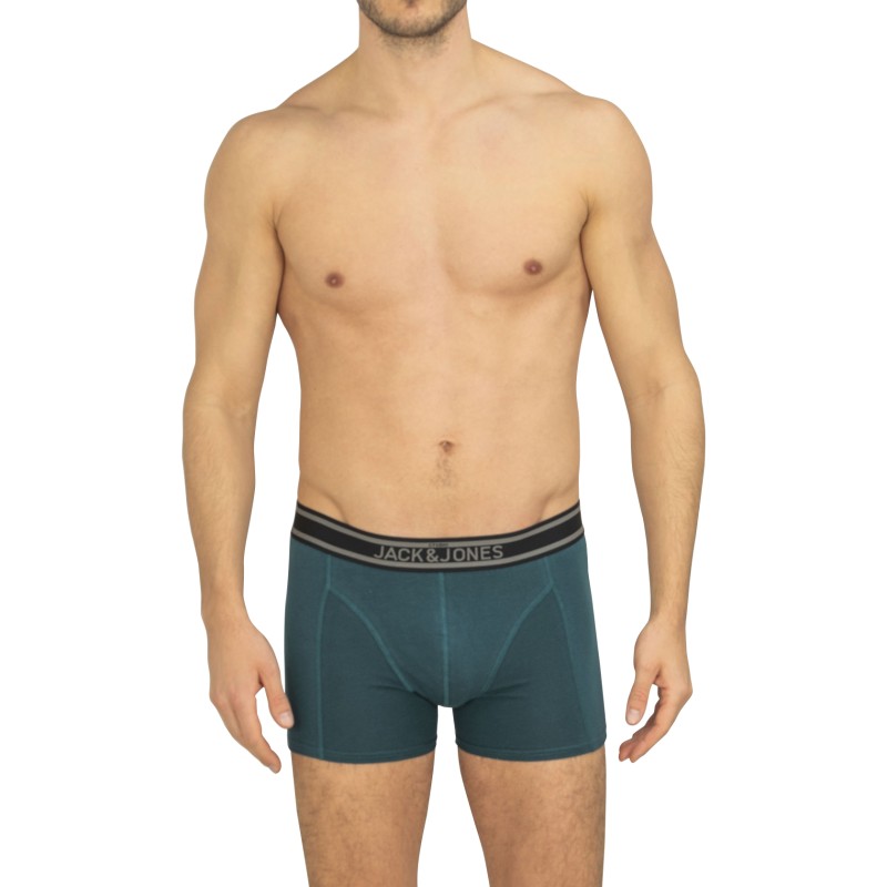Jack & Jones_3-er Set_Trunks_Schwarz, Grau& Türkis