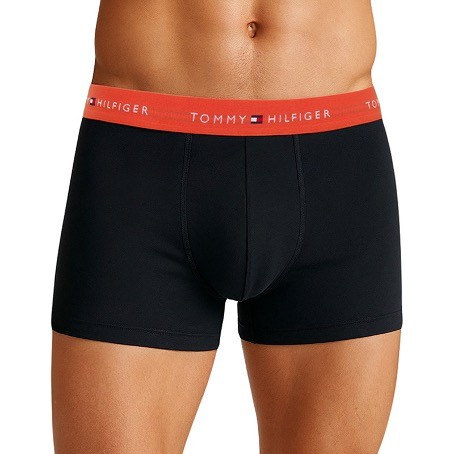 Tommy Hilfiger 3-er Set Trunks Schwarz mit verschiedenfarbigem Webbund