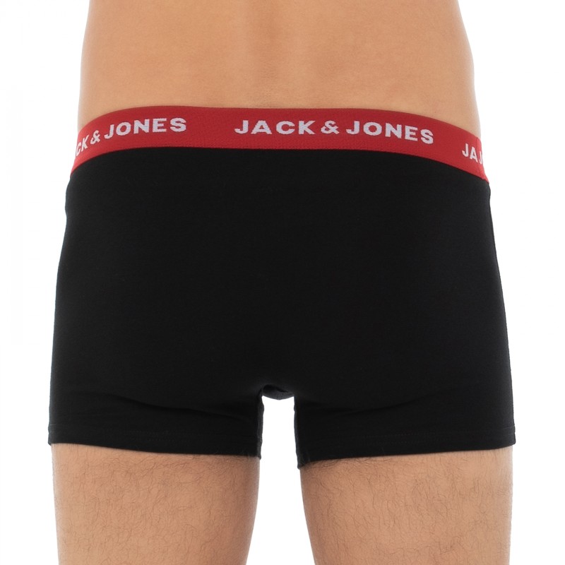 Jack&Jones_7-erSet_Trunks_Schwarz_mitverschiedenfarbigemWebbund