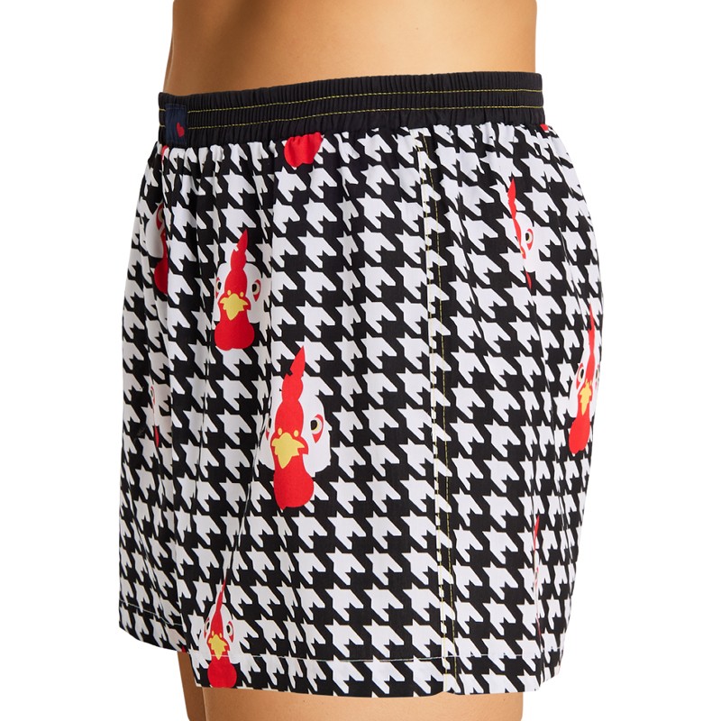 Unabux_Boxershorts_Schwarz_Weiß_Motiv