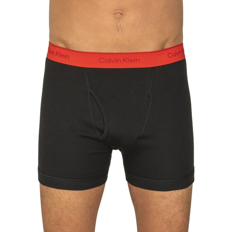 CalvinKlein_3-erSet_BoxerBriefs_Schwarz_mitverschiedenfarbigem_Webbund