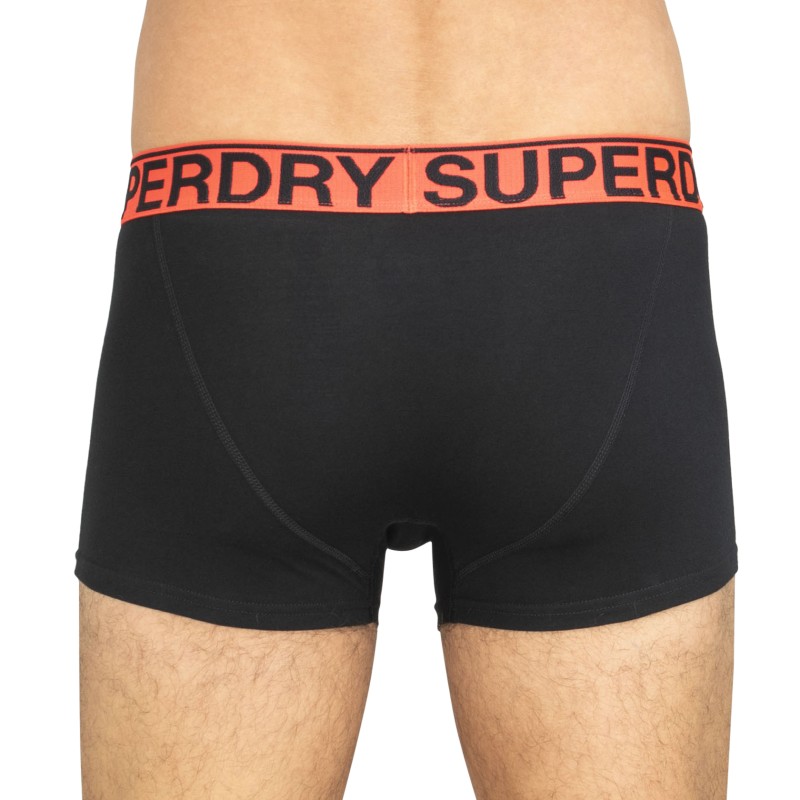 Superdry_3-erSet_Trunks_Schwarz,Orange&Grau