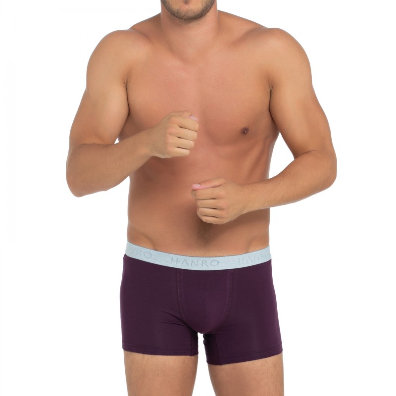 HANRO_2-er Set_Trunks_Navy und Lila