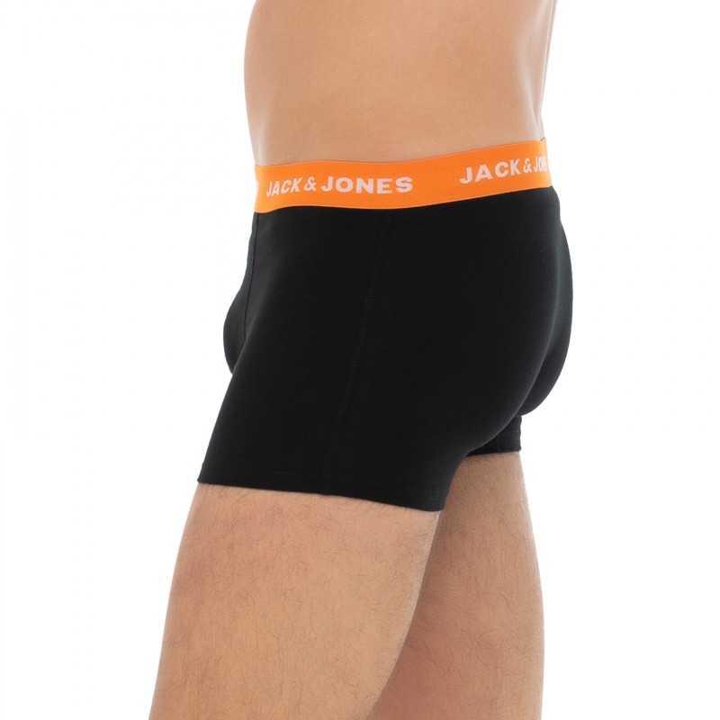Jack&Jones_7-erSet_Trunks_Schwarz_mitverschiedenfarbigemWebbund