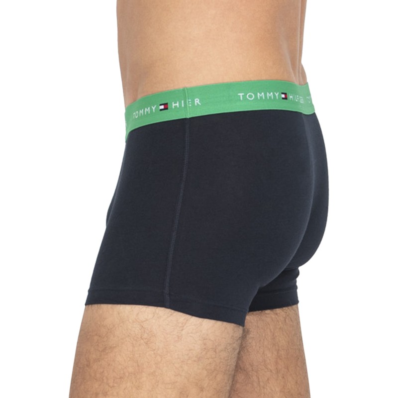 TommyHilfiger_3-erSet_Trunks_Blau_mitverschiedenfarbigemWebbund