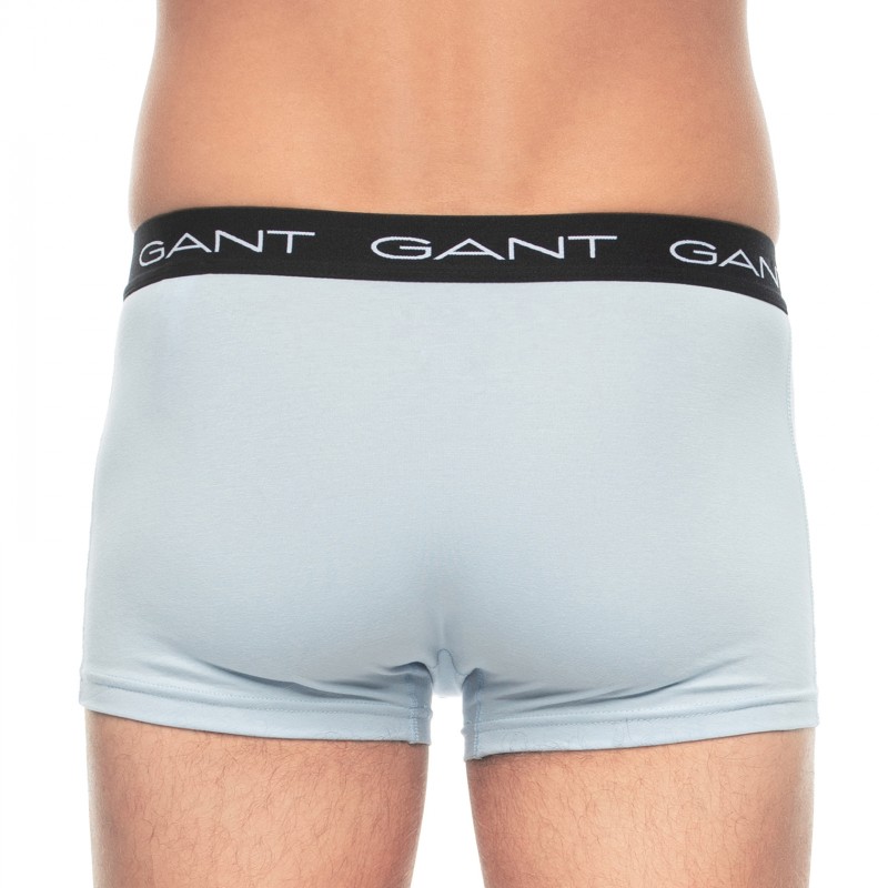 GANT_3-erSet_Trunks_Schwarz,Grau&Hellblau