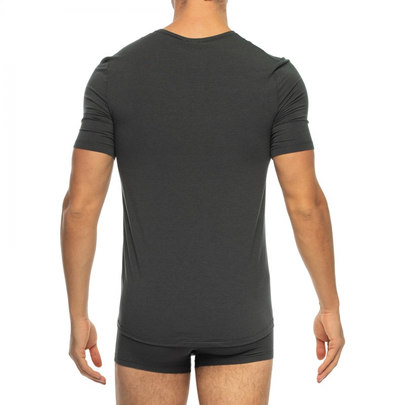 Boxerman_Herrenunterwäsche_Bodywear_Athleisurewear_HANRO_T-Shirt_Grau