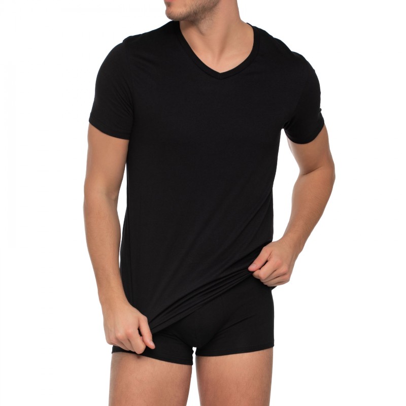 Boxerman_Herrenunterwäsche_Diesel_3-er_Set_T-Shirts_Schwarz