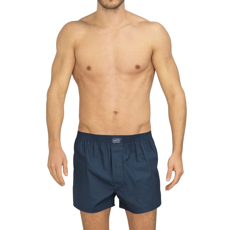LousyLivin_3-erSet_Boxershorts_Blau_Schwarz&Weiß