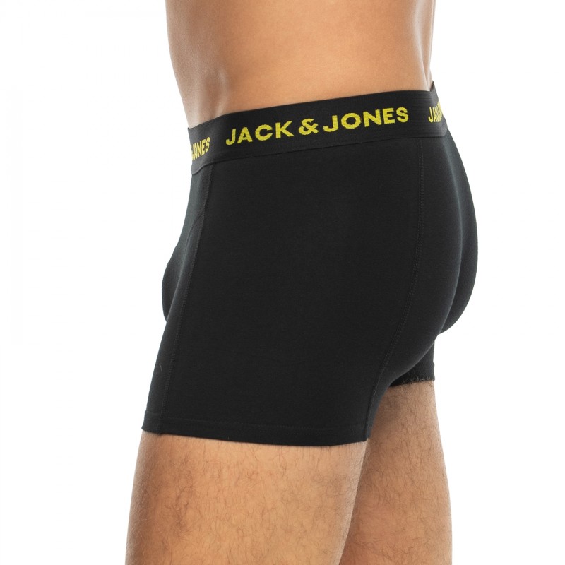 Jack&Jones_5-erSet_Trunks_Schwarz_mitverschiedenfarbigemWebbund