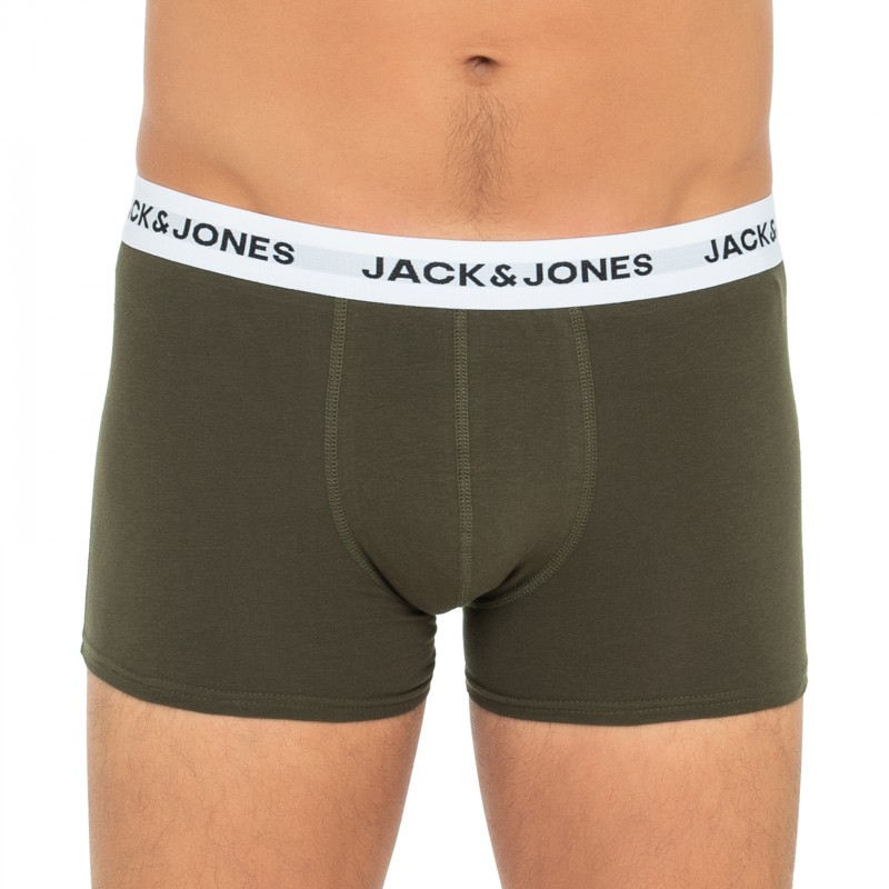 Jack & Jones_5-er Set_Trunks_Schwarz Blau Grün & Grau