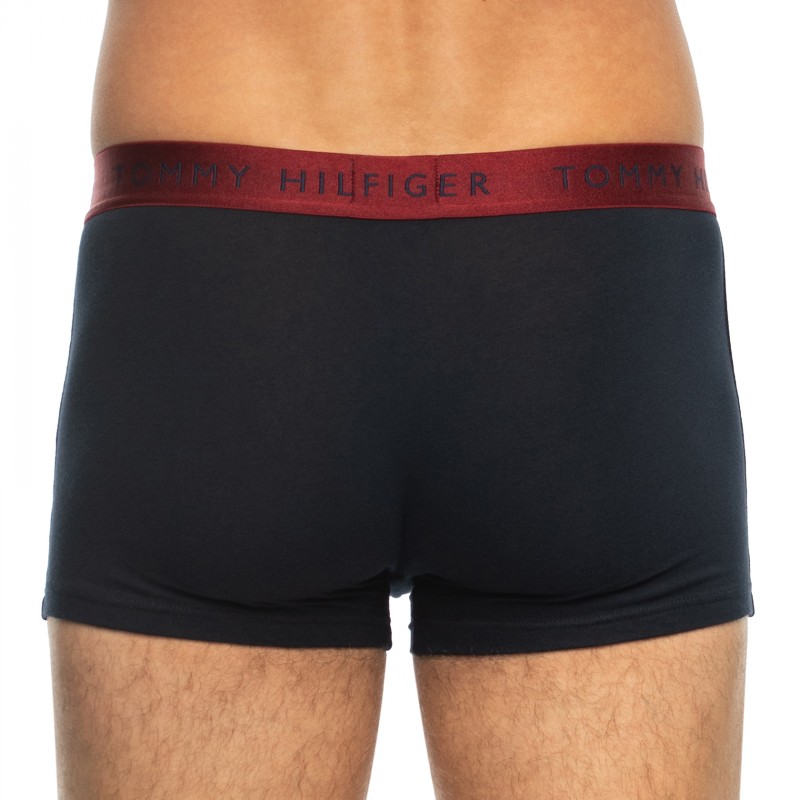 TommyHilfiger_3-erSet_Trunks_Blau_mitverschiedenfarbigemWebbund