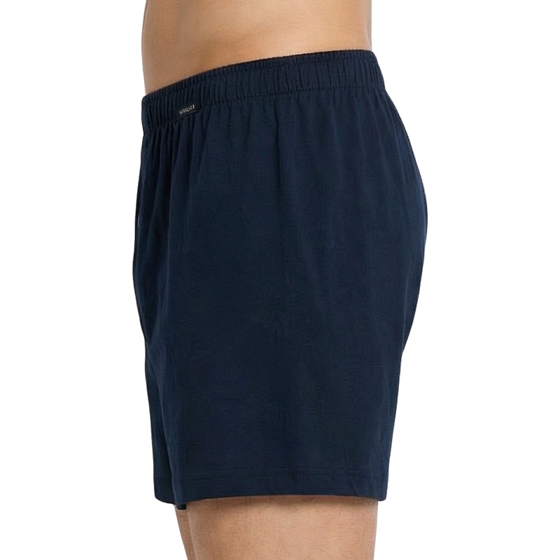 Schiesser_Boxershorts_Grau_mit_Ananasmotiv_Schwarz
