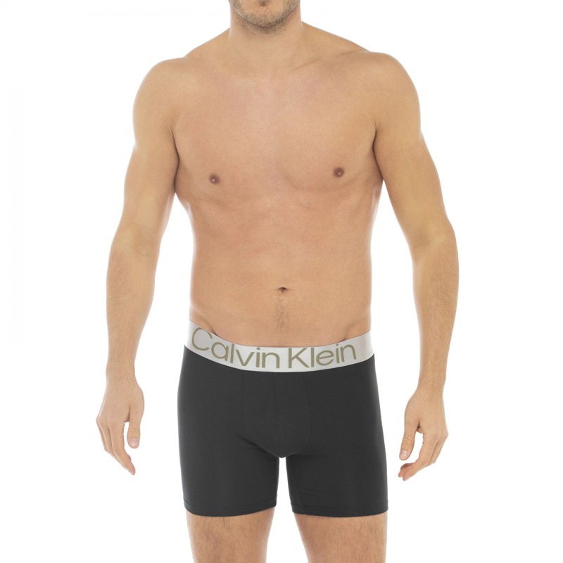 CalvinKlein_3-erSet_BoxerBriefs_Schwarz_mitverschiedefarbigemWebbund
