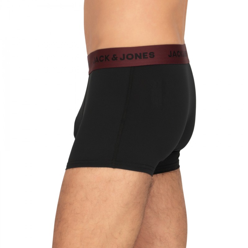 Jack & Jones_3-er Set_Trunks_Schwarz_mitMotiv
