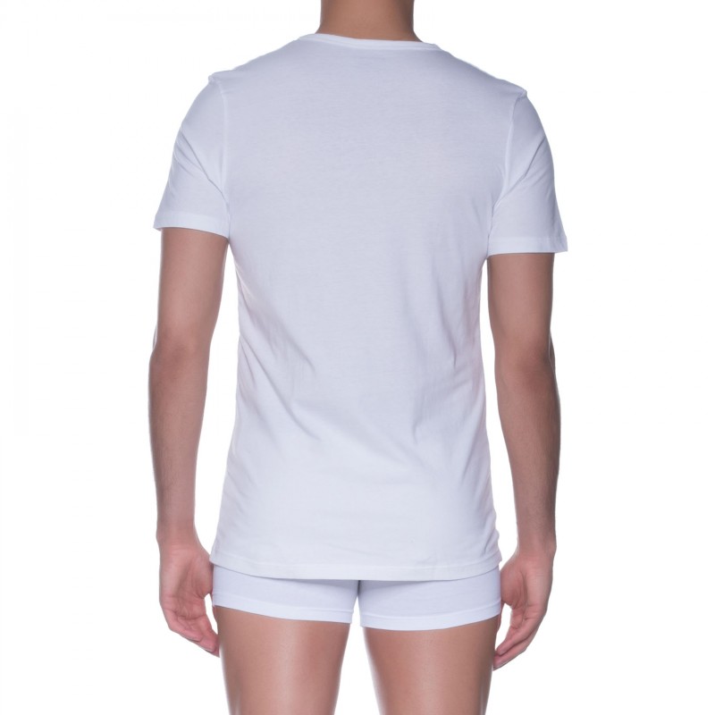 Jack & Jones_2-er Set_V-Neck_T-Shirts_Weiß