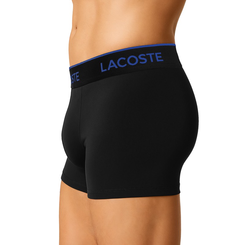 Boxerman_Herrenunterwäsche_Boxershorts_ Lacoste_3-er Set_Trunks_Schwarz