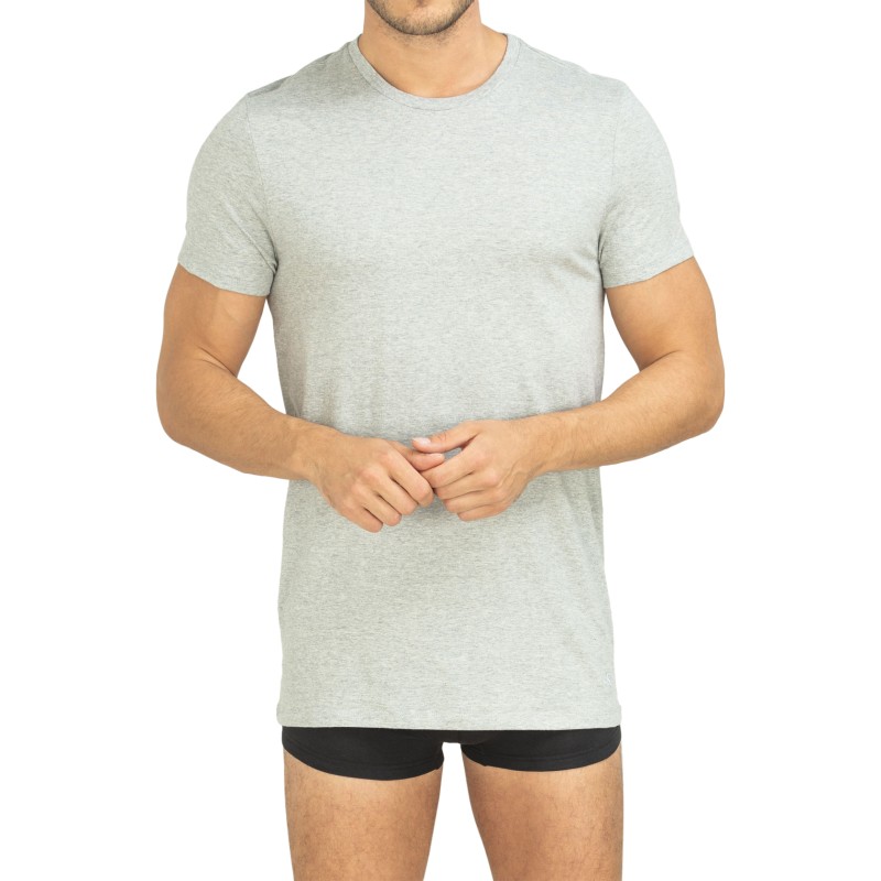 Boxerman_Calvin Klein_3-er Set_T-Shirt_Weiß_Schwarz_Grau
