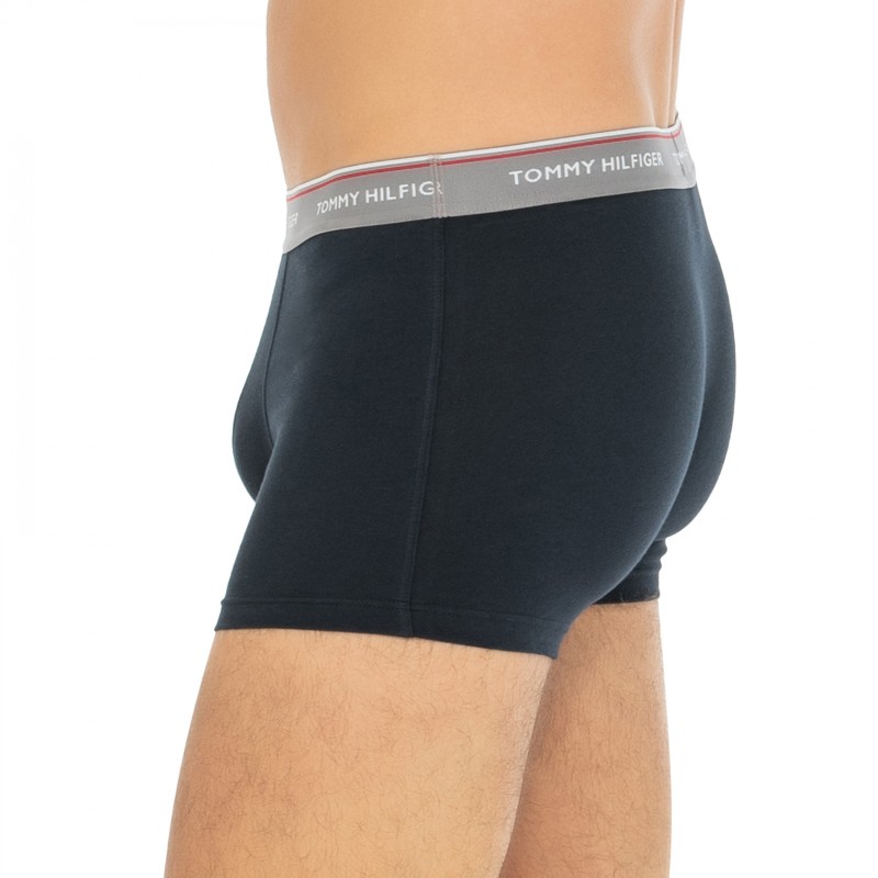 TommyHilfiger_3-erSet_Trunks_Blau_mitverschiedenfarbigemWebbund