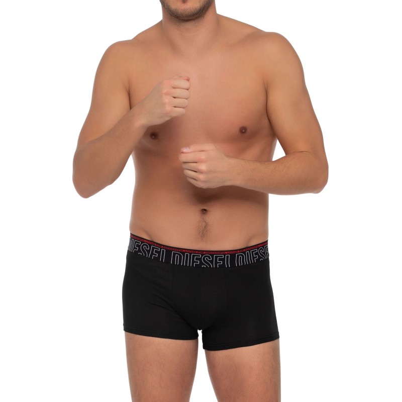 Boxerman_Herrenunterwäsche_Boxershorts_Diesel_3-er Set_Trunks_Schwarz Blau & Rot