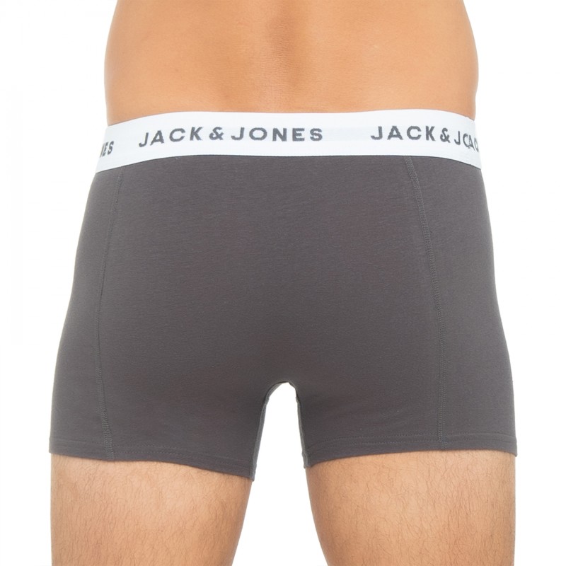 Jack & Jones 7-er Set Trunks Blau, Grau & Schwarz