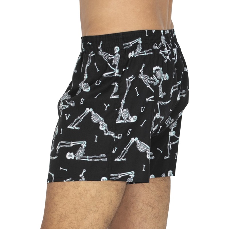 LousyLivin_2-erSet_Boxershorts_Blau&Schwarz_mitMotiv