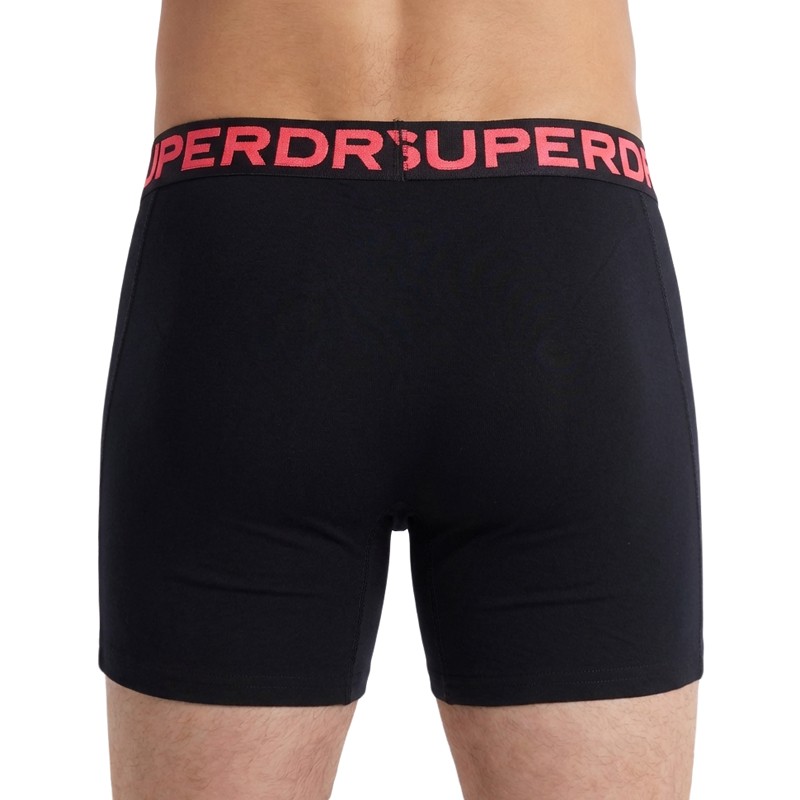 Superdry_3-erSet_Trunks_Schwarz_bunteLogos