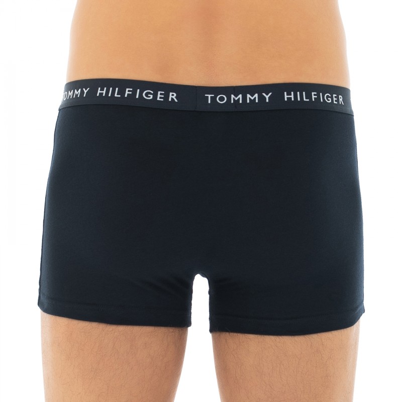 TommyHilfiger_3-erSet_Trunks_Dunkelblau_mitverschiedenfarbigemWebbund