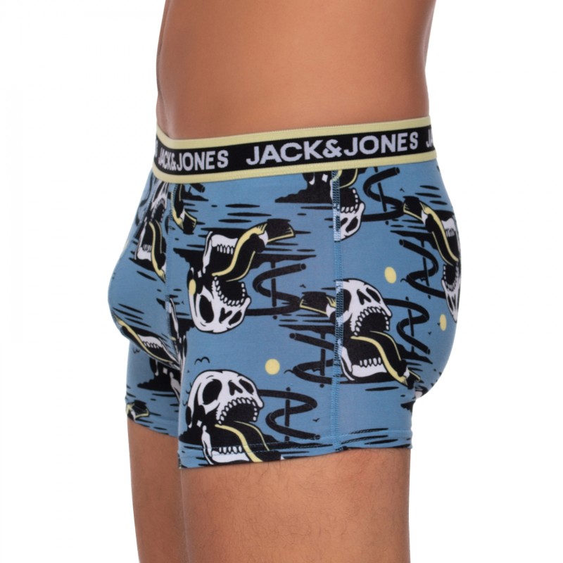 Boxerman_Herrenunterwäsche_Boxershorts_Jack & Jones_Set_Trunks_Schwarz, Blau & Motiv