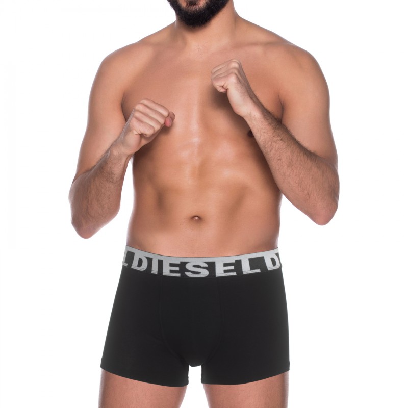 Boxerman_Boxershorts_Herrenunterwäsche_Diesel_3-er Set_Trunks_Schwarz
