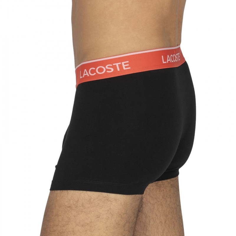 Lacoste_3-erSet_Trunks_Schwarz_mitverschiedenfarbigemWebbund