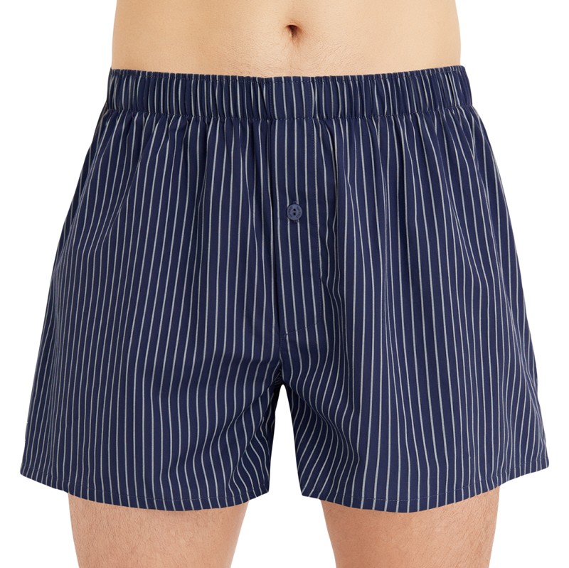 Hanro Boxershorts Blau gestreift günstig online kaufen