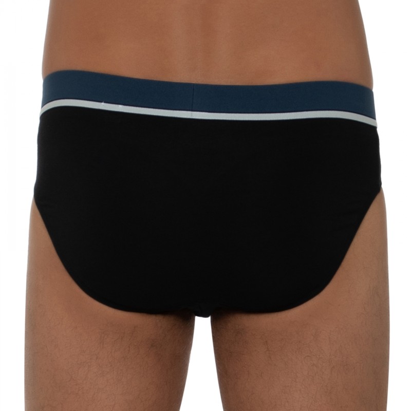Boxerman_Herrenunterwäsche_Boxershorts_Schiesser_3-er Set_Slips_Schwarz