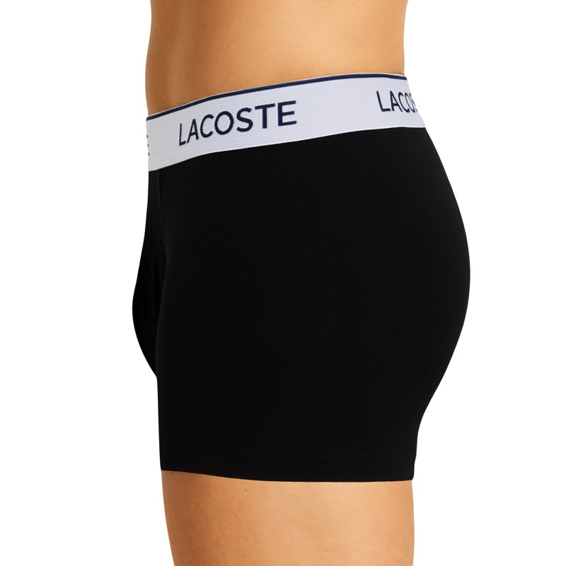 Boxerman_Herrenunterwäsche_Boxershorts_ Lacoste_3-er Set_Trunks_Schwarz