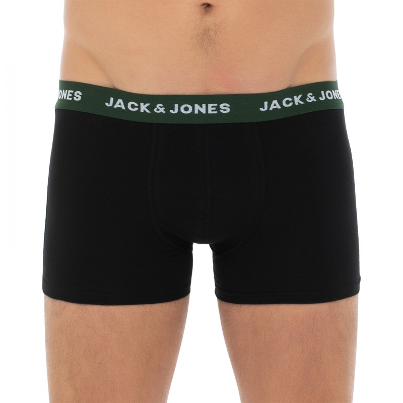 Jack&Jones_7-erSet_Trunks_Schwarz_mitverschiedenfarbigemWebbund