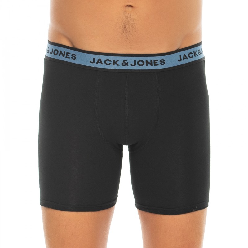 Jack&Jones_3-erSet_BoxerBriefs_Schwarz_mitverschiedenfarbigemWebbund